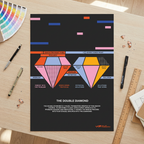 Double Diamond Print, Geometric & Dark