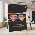 Double Diamond Print, Geometric & Dark