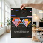 Double Diamond Print, Geometric & Dark