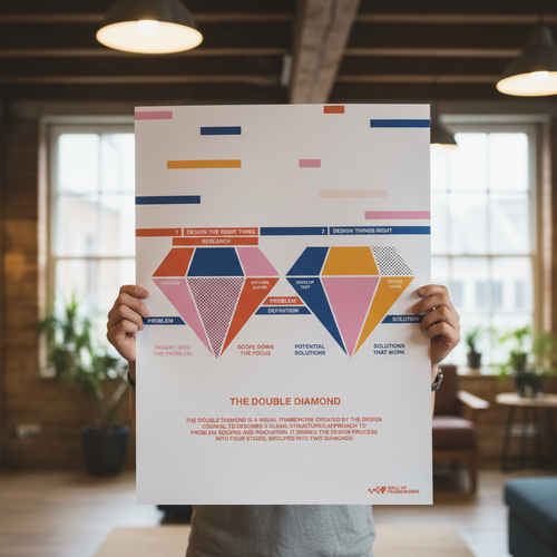 Double Diamond Print, Geometric & Light