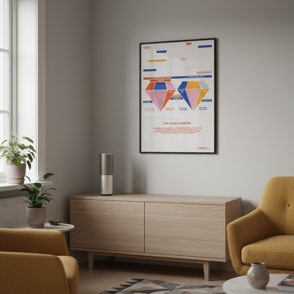 Double Diamond Print, Geometric & Light