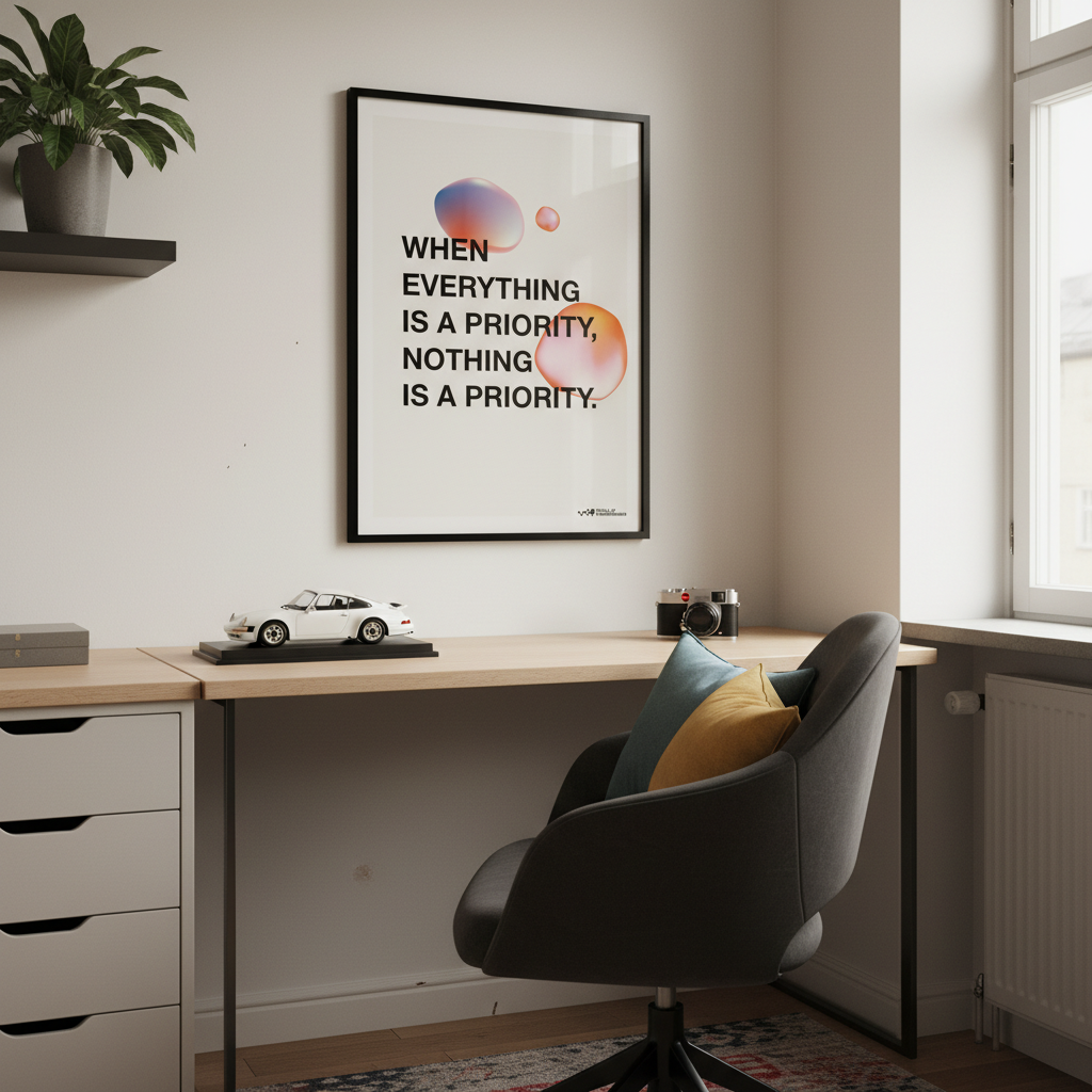 Priorities Print, Light