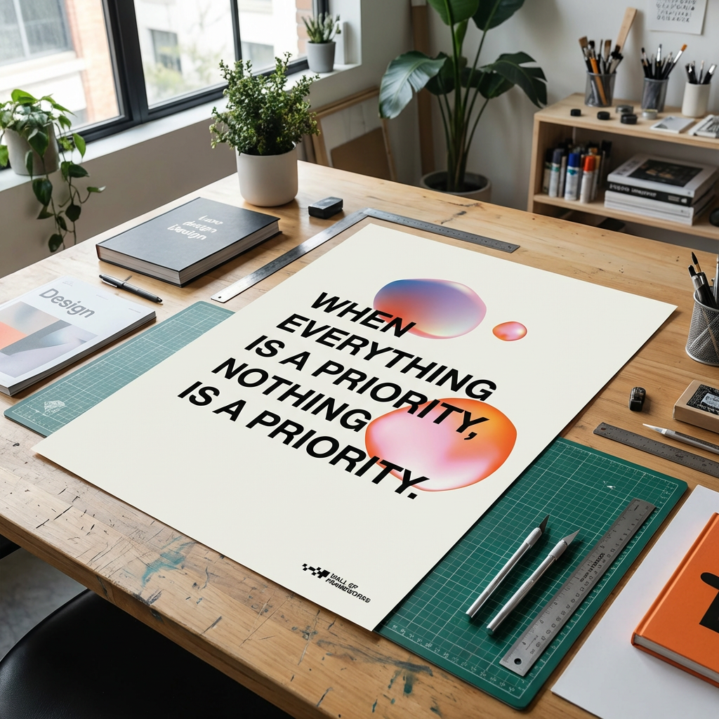 Priorities Print, Light