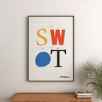SWOT Analysis Print, Bauhaus