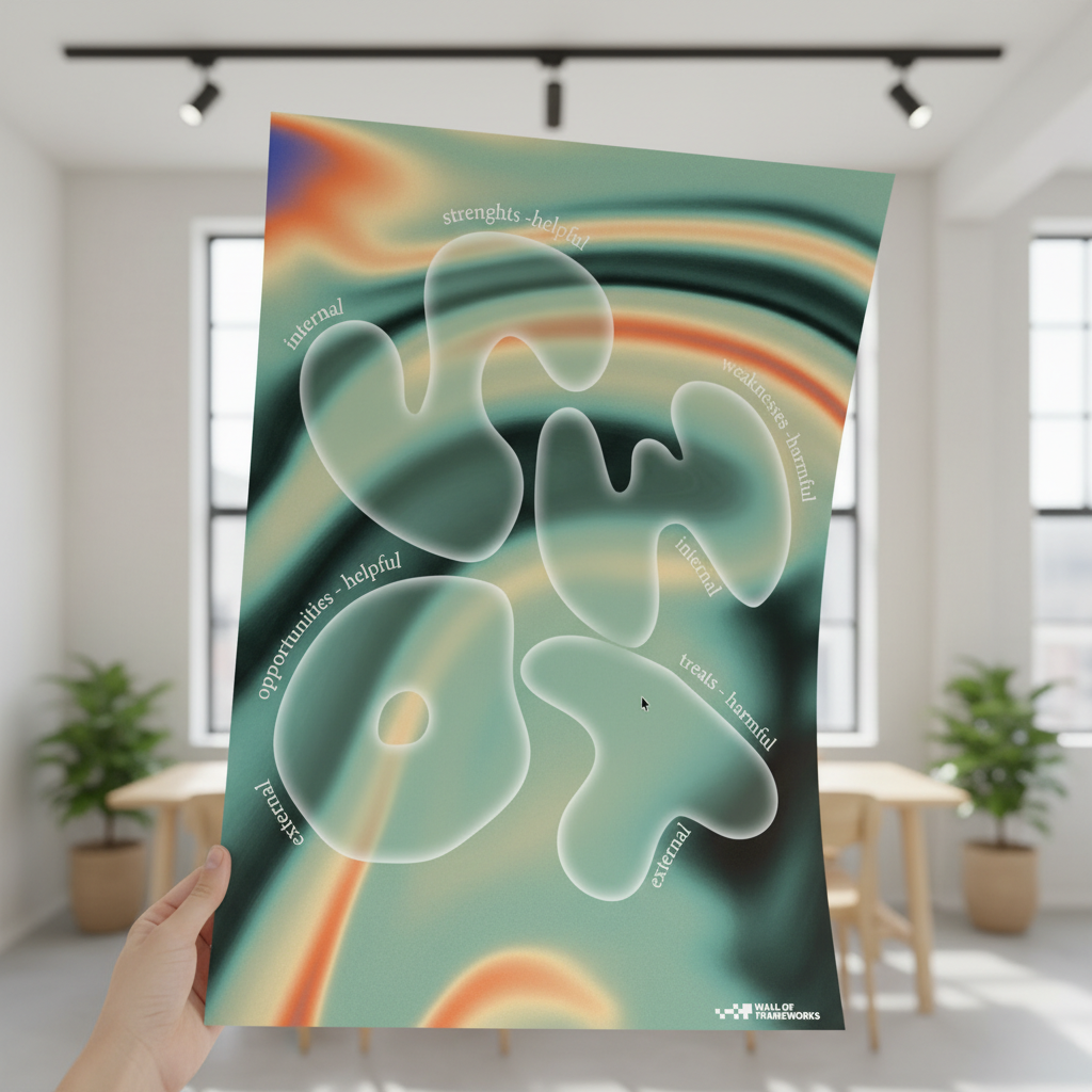 SWOT Analysis Print, Green