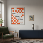 SMART GOALS Print, Red