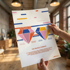 Double Diamond Print, Geometric & Light