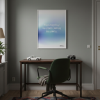 Priorities Print, Blue