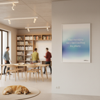 Priorities Print, Blue