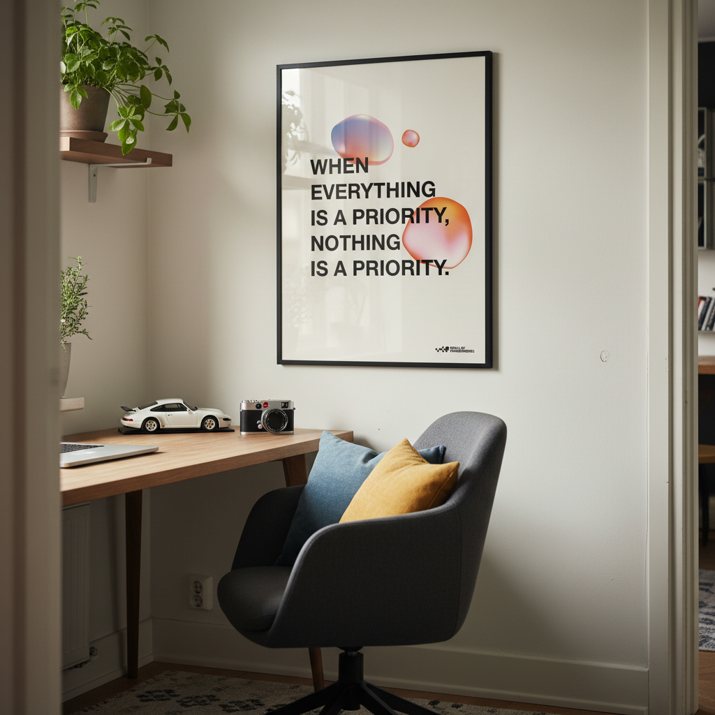 Priorities Print, Light