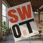 SWOT Analysis Print, Red